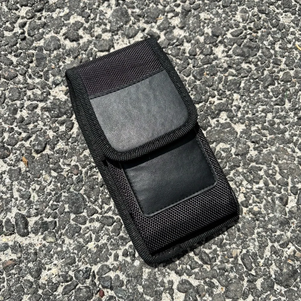 Universal Black Phone Pouch Case - Protective Belt/Bag Sleeve